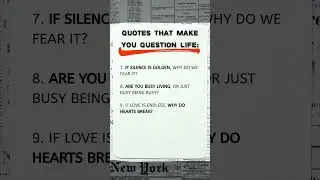 Quotes That Make You Question Life 003 | Time | Happiness | Love | Psychology