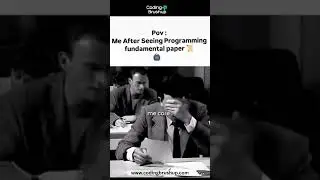 POV: When Programming Fundamentals Hit Hard 😵 | Relatable Student Meme