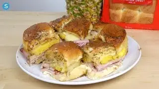 Easy And Tasty Hawaiian Ham & Cheese Slider Recipe | Simplemost