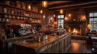 Cozy Coffee Shop Ambience ☕ Smooth Jazz Music for Study & Work | M&uacute;sica para Trabajar