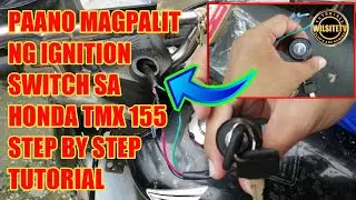 PAANO MAGPALIT NG IGNITION SWITCH KEY SA HONDA TMX 155 | STEP BY STEP TUTORIAL
