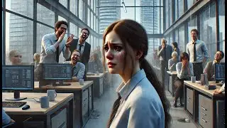 The Quiet Climb -- Elara facing a toxic workplace environment