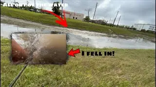 CRAZY Drained Urban Canal Fishing | I Fell In!