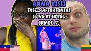REACTION TO Anna Vissi - Tasis Aftoktonias (Live at Hotel Ermou 7) | FIRST TIME HEARING