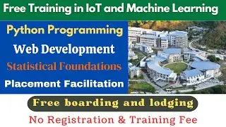 Free Skill Development Training | Free course on Machine Learning | Free IoT and Automation Training