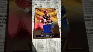 Alex English Iconic Absolute #'40/99 Relic Review #focusboysports