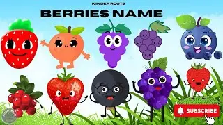 Berries Name | Types of Berries With Picture & Name | English Vocabulary | Kinder Roots