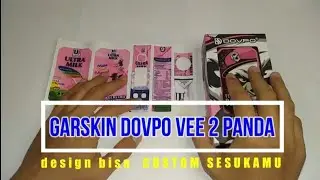 Cara Pasang Garskin Dovpo Vee 2 Panda
