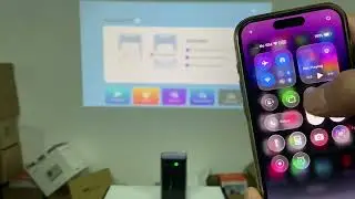 How to use BYINTEK UFO P70X projector for Apple wireless screen projection
