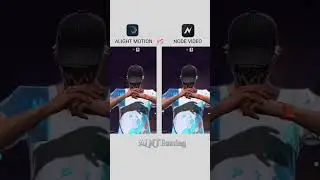alight motion vs node video glow #freefire #glow