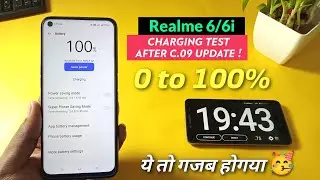 Realme 6/6i Charging Test 0-100% After C.09 Update | यह तो गजब हो गया 😳