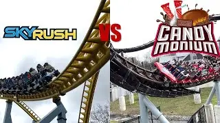 Skyrush VS Candymonium Coaster Fight! Which is Hersheypark's Best Hyper Coaster?