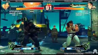 Shadowloo SoL [Deejay] vs Ryu