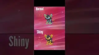Shiny Pokemon Shinx Evolution Lines, Normal and Shiny comparison #Shorts #Pokemon #Shiny