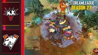 ПЛЕЙ-ОФФ! Team Yandex vs Virtus.pro - ЛУЧШИЕ МОМЕНТЫ - DreamLeague Season 27