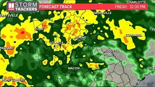 Atlanta, Georgia weather radar | Live stream with rains moving through