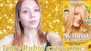 tinte Rubió extra claro-Garnier nutrisse 121 azahar