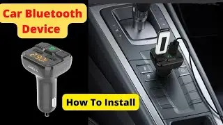 Car Bluetooth Device with Car Charger, FM Transmitter | Bluetooth Kit For All Cars 