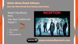 Movie Rental Software -- Programs -- Script for Online Movie Rental Business Store System