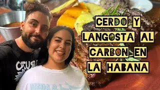 LANGOSTA y CERDO al CARBÓN. Brutal nivel en la parrilla de este lugar