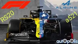 F1. NEW Alpine A521(2021) vs Renault RS20 (2020) EVOLUTION!