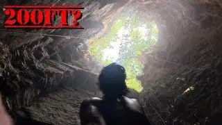 Approximately 200ft Hole In the Mountains of Macqueripe | Exploring with a catch And Cook with Wifey