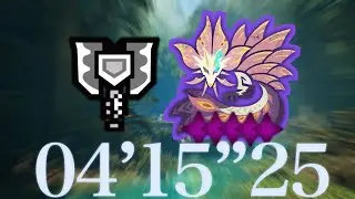 MHWilds: HR★9 Tempered Mizutsune | 04'15''25 | FreeStyle With ChargeBlade