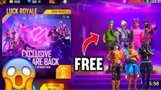 BTS Bundle la Back With Exclusive Emote🤑| New Luck Royal Bts Rare ltems ln Free  Fire