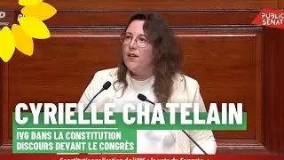 IVG dans la constitution - discours de Cyrielle Chatelain, Pr&eacute;sidente du groupe &eacute;cologiste &agrave; l'AN