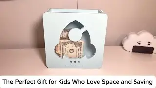 🚀 A Space-Themed Piggy Bank That Makes Saving Fun for Kids
