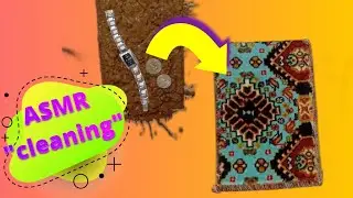 Before and After Amazing washing!! Extremely Dirty Mini Carpet ASMR Cleaning