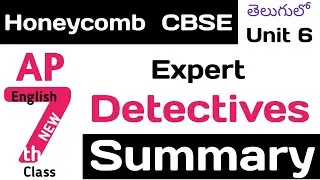 Expert Detectives Summary in Telugu I Class 7 English CBSE Chapter 6