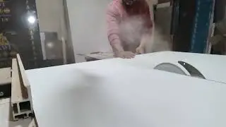 slow mo white chipboard Sheet Cutting #viralvideo