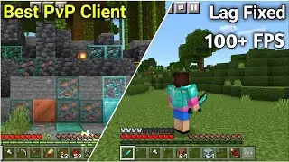Best PvP Client For Minecraft Pe 1.17 | FPS Boost & Optifine (Texture Pack)| Fix Lag In Minecraft Pe