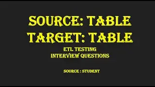 ETL Testing:Mastering Source vs Target Validation in SQL: Complete Guide