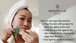 Mount Lai Jade Gua Sha Facial Lifting Tool