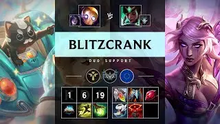 Blitzcrank Support vs Karma - EUW Challenger Patch 25.17