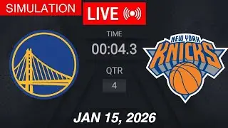 NBA LIVE! Golden State Warriors vs New York Knicks | January 15, 2026 | 2026 NBA Season Live 2K