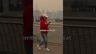 how NYC looks and air quality. #nyc #airquality #nycsmoke #canada #wildfire