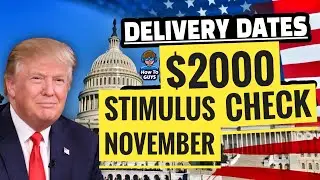 🎉NEW📈$2000 November IRS Stimulus Check Sent Out Automatic if?✅SSI,SSDI,VA Seniors Social Security?