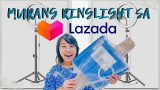 UNBOXING: MURANG RINGLIGHT SA LAZADA || PRODUCT REVIEW || WORTH IT NGA BA?