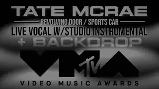 Tate McRae - Revolving Door / Sports Car  (Live Vocal Studio Version w/Backdrop) [2025 VMA&rsquo;s]