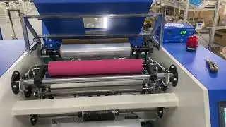 Automatic stretch film rewinder ;stretch film rewinding machine ;jumbo roll to small roll rewinder