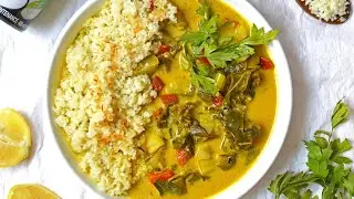 CENA ANTIC&Aacute;NDIDA baja en carbohidratos (Curry de pavo con verduras) I Receta para candidiasis