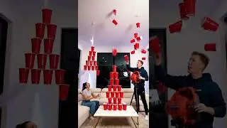 Anti-Gravity Cup Tower Challenge!