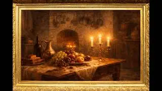 Turn Your TV Into Art | Quiet Antique Study Room Painting | 1 Hour | 4K