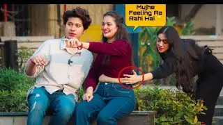 Romantic Extra Hand Touching Prank On Cut Girl Gone Comedy
