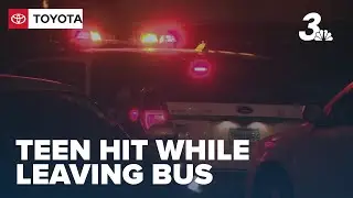 Teen hit and injured while getting off school bus in Las Vegas, driver arrested