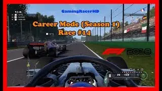 F1 2018 - Career Mode (Season 1) Race #14 - Italian Grand Prix [1080p 60FPS]