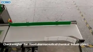 Automatic checkweigher with reject system